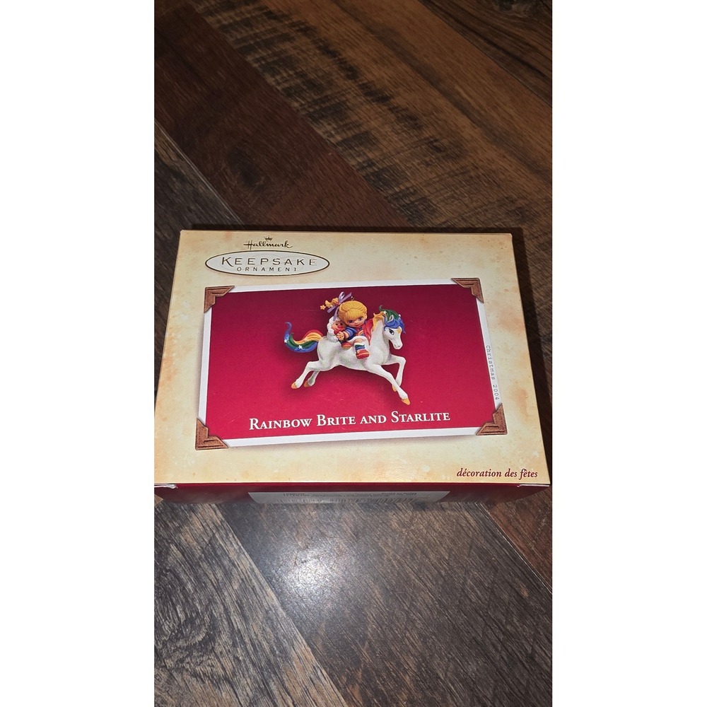 Hallmark Keepsake 2004 Rainbow Brite and Starlite Christmas Ornament QXI8681